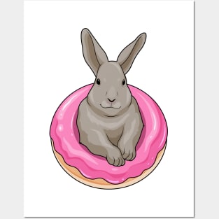 Rabbit Donut Posters and Art